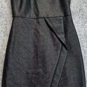 Topshop Elegant Black Mini Dress